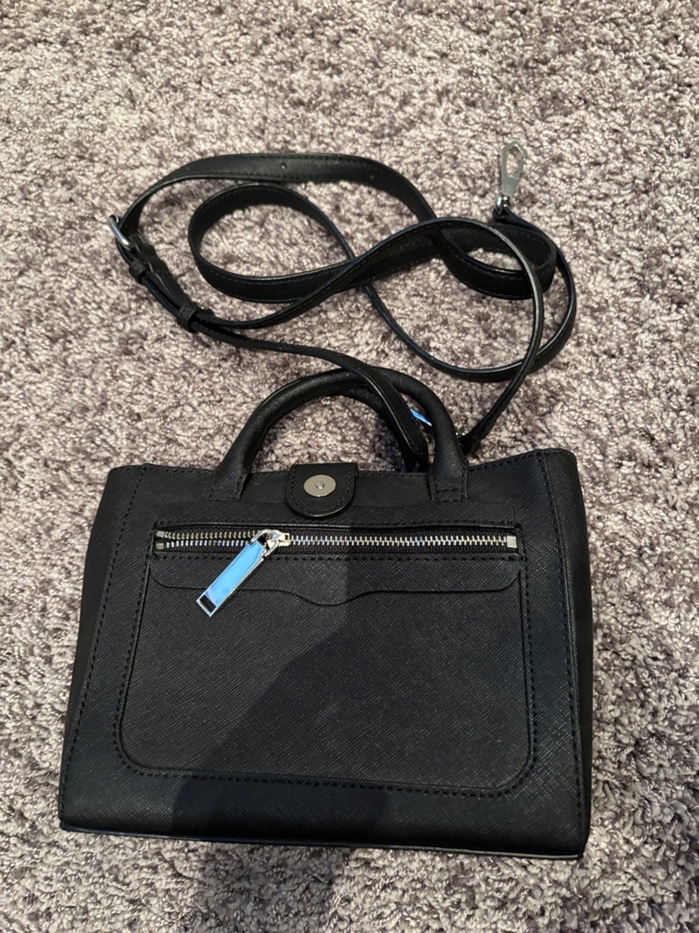Rebecca Minkoff Black Leather Crossbody Satchel